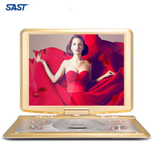 Top selling SAST 22 inch HD LCD Digital Screen DVD Portable Player Loudspeaker Player with Card Reader&USB Port Support TV