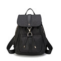 Fashion Embossing Backpack Women Solid Color All match Drawstring Bag Preppy Style Designer Casual High Quality