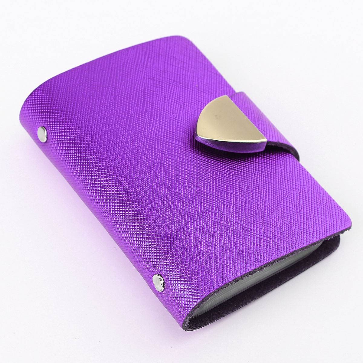 High Quality New Travel Texture Hasp Genuine Leather Business Cards Case ID Credit Card Bag Holder