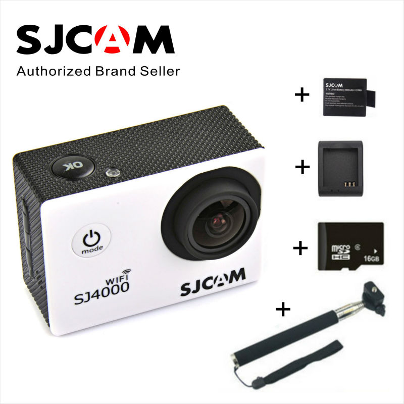  SJCAM SJ4000 WIFI    full hd 1080 P    camrea + 16    ems  