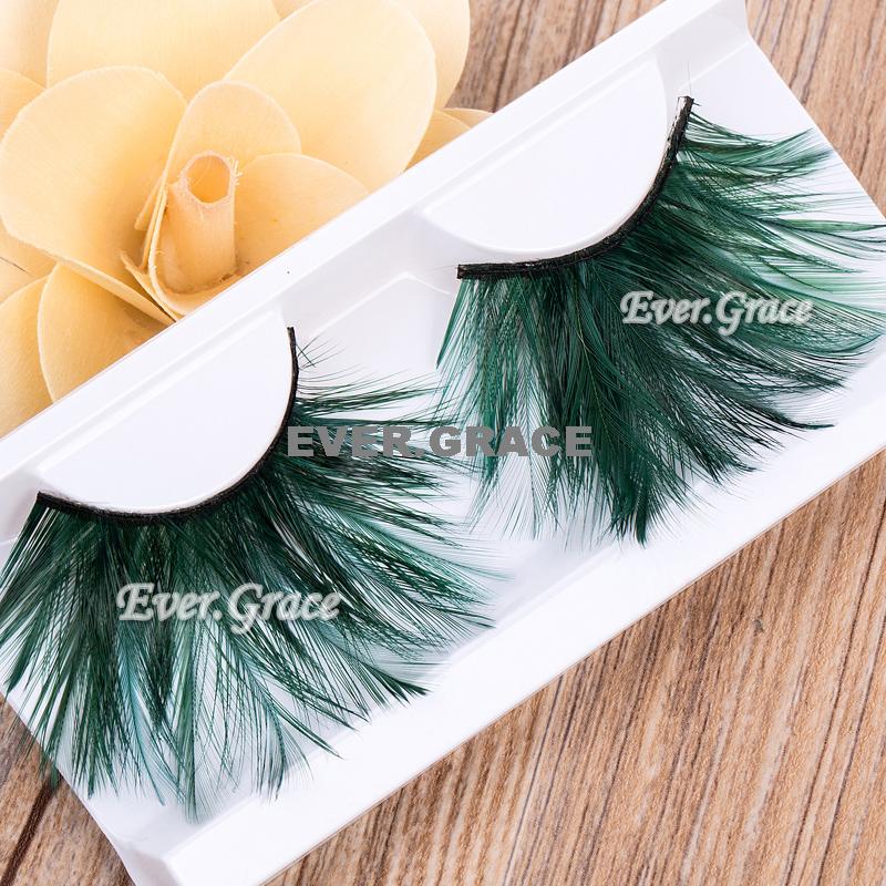 Fancy Long False Feather Eyelashes font b Makeup b font Eye Lashes Party Extension font b