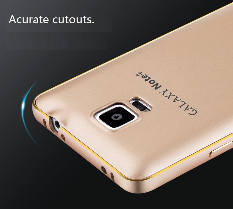 note 4 gold edge bumper+cover-4