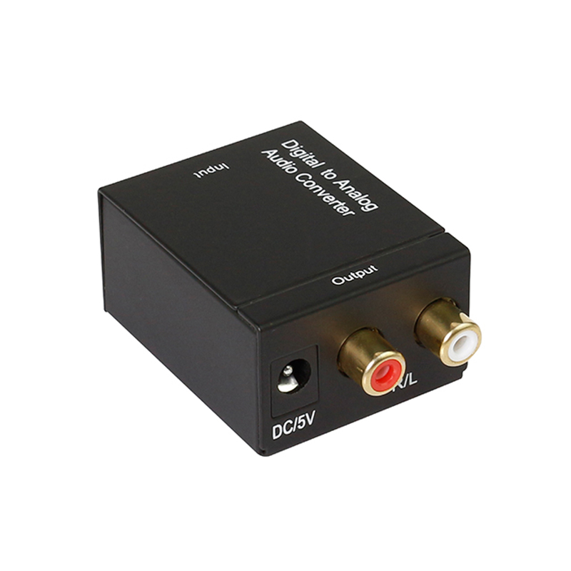 SPDIF / Coaxial Digital to Analog Audio Converter with 3.5mm Headphone