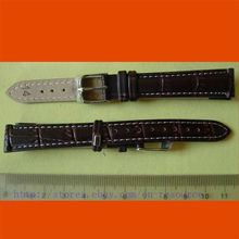 1 x 14mm GENUINE COW LEATHER watch band coffee 06