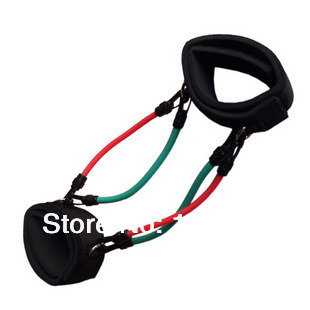 Free Shipping Top Quality 4 Leg Thigh Latex Tube Resistance Band Gym Fitness Exercise Enhancer Gym