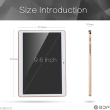 9.6 Inch Android 5.1 Phone call Tablet Pc Quad Core 2GB RAM 16GB ROM IPS LCD Original Duall SIM card Smaret Phone call Tab Pc