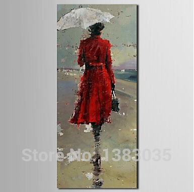 Red dress painting Red dress painting