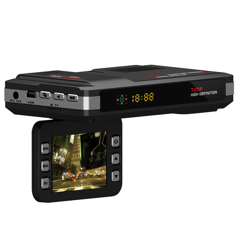 V1NF 2 Car DVR Camera Recorder Video Radar Laser Speed Detector Night Vision G Sensor Led