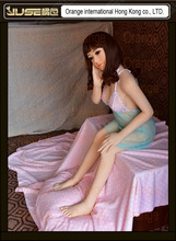 2015 New 138cm full silicone sex doll japanese cheap lifelike love sexy doll with skeleton real