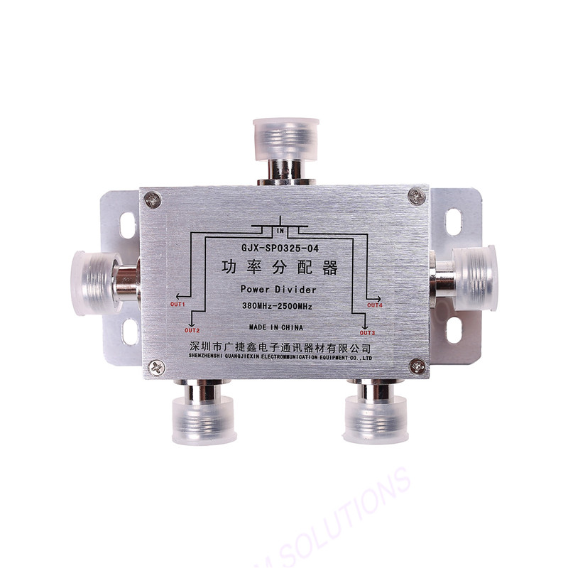 Power divider Splitter 1 to 4 Way N female 380-2500MHz for Signal Booster