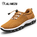 Autumn Winter Men Casual Shoes Warm Suede Leather Outdoor Rubber Men Shoes Plush Fashion Platform Male