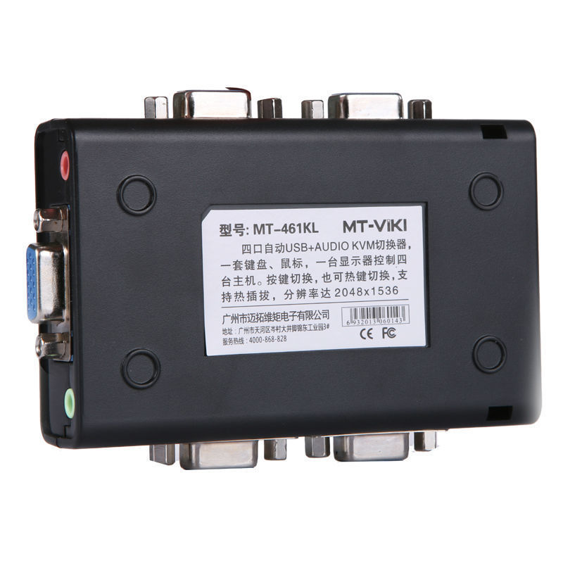  4 .  USB -- 4  1   VGA  USB kvm-   MT-461KL
