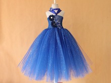 new style girls dress light blue sequins tutu dress for baby girls Tutu Dress With Headband Birthday Sets For Baby Girls