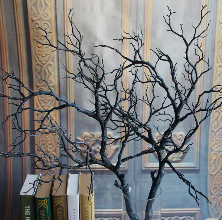 2019 Artificial Black White Tree Branches Plastic Coral Artificial