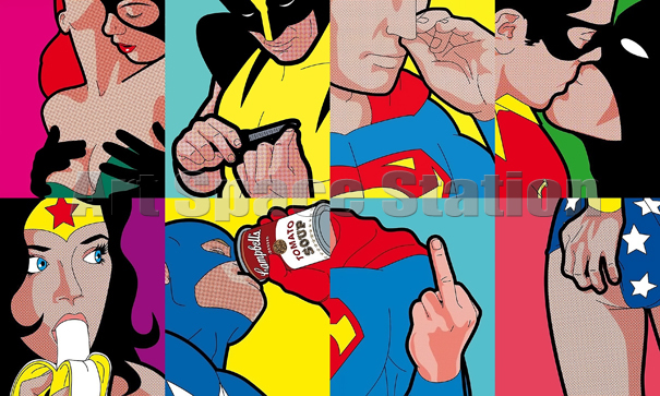 Online Whole Superman Wonder Woman Framed Art From China Wonder Woman Themed Birthday Party With Lots Of Really Cute Ideas Via Kara 39 S