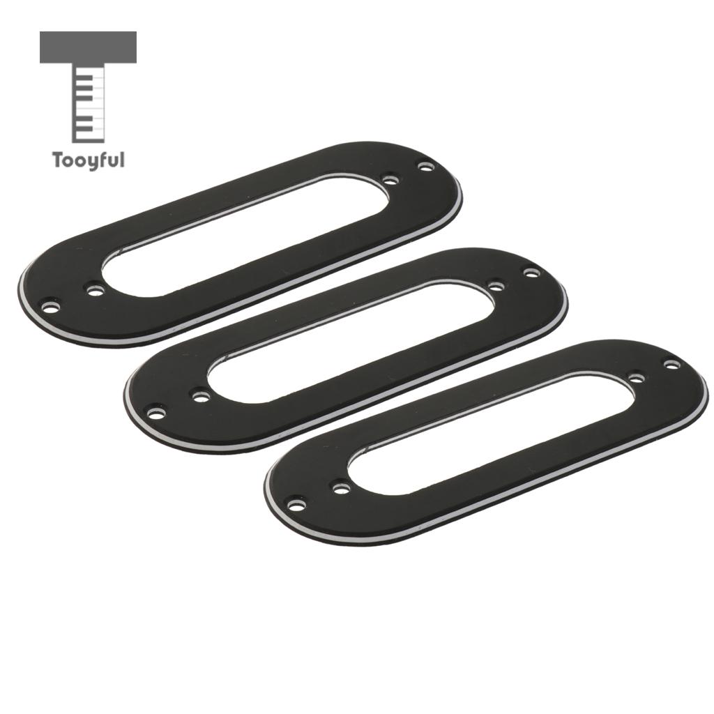 Description Picture 4 of item3pcs Metal Durable Fine Workmanship Single Coil Pickup Frame Mounting Rings for Musical Instruments Electric Guitar Parts