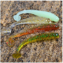 Shrimp belt 50mm 0.6g 12 the magic fish soft bait lure Free Shipping