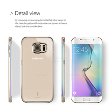 Plating Edge Slim Case Cover for Samsung Galaxy S6 Edge Luxury Polycarbonate Phone Case With Package