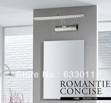 Wall mounted stainless steel bathroom bedroom cabinet mirror light