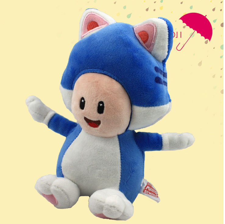 super mario cat toad plush