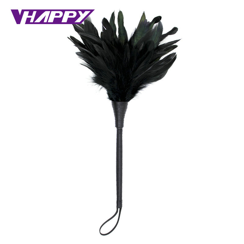 2016 New teasing Flirting Toys Feather Rods Fetish tickling Feather Products Flogger for Coupleadult couples game VP-Ff010005A