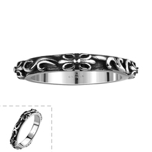 US#8-11 Lureme Gothic Cool Simple Little Finger Ring for Man Stainless Steel Jewelry Ring Free Shipping