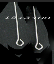 30×0.7mm hot- 450PCs Silver Tone Eye Pins * * Fashion Metal Needles Eye Pins DIY Jewelry Findings Making