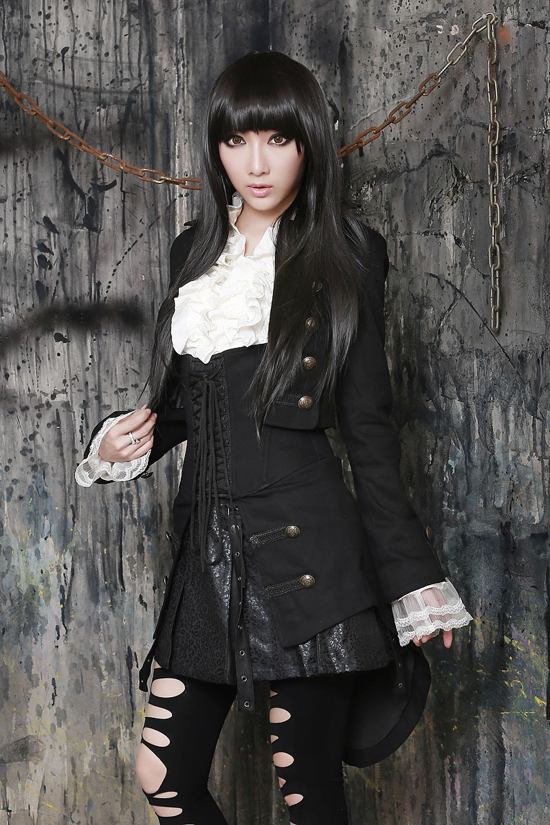 Gothic Punk Clothing Women Winter Coat J Gothic Punk Clothing Women Winter Coat J