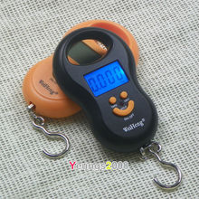 Hanging Scale 50Kg 5g Digital BackLight Fishing Pocket Weight Luggage Scales Kg Lb OZ