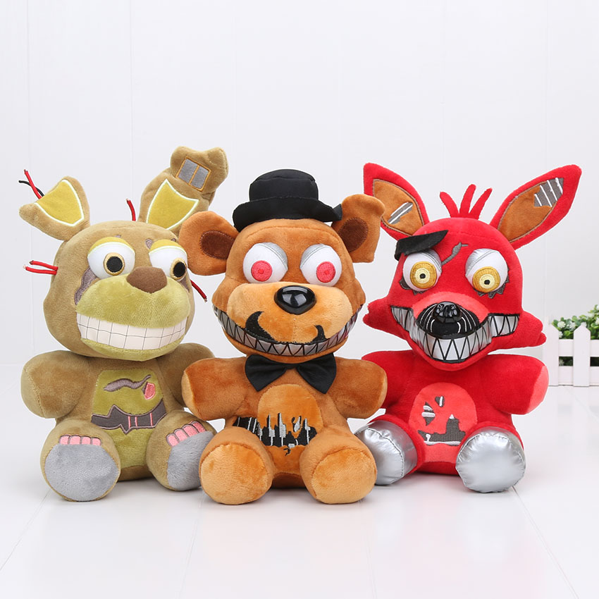 25cm fnaf plush toy plush golden freddy fazbear mangle bonnie