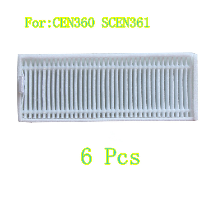 Гаджет  6 Pcs/Lot vacuum cleaner Dust Hepa Filter Replacement for ECOVACS Dibea CEN360 SCEN361 None Бытовая техника