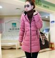 2016 Winter pregnant women coat large size hooded maternity coats Korean pregnant women warm cotton down