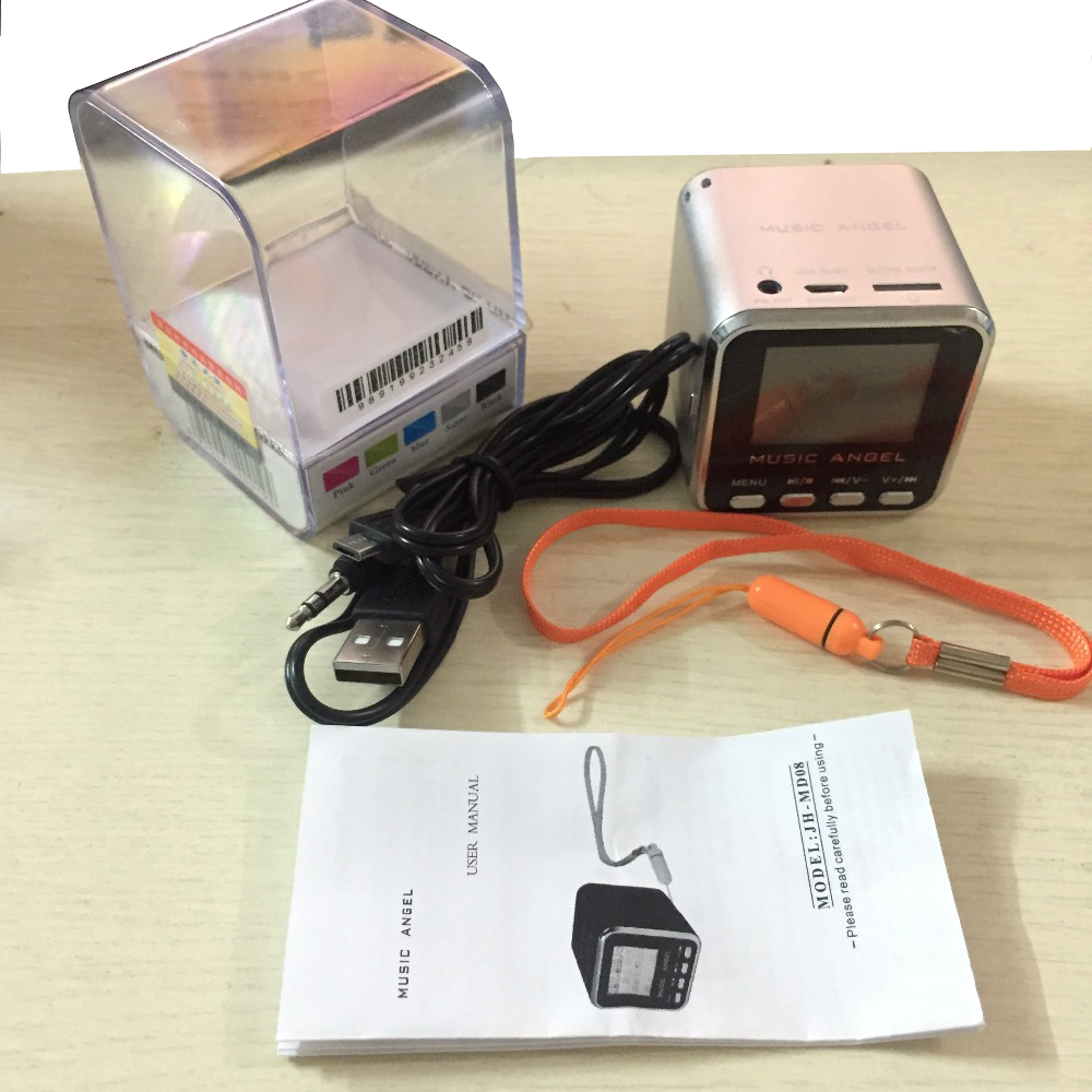 New Fashion Music Angel Mini Speaker Boombox JH-MD08 for Computer iPad and Mobile Phone s