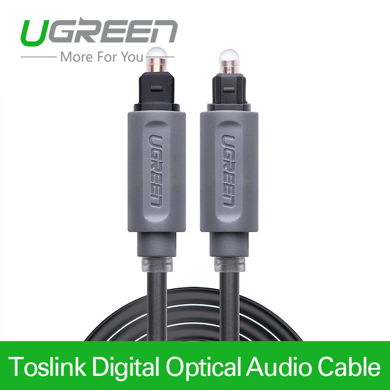 Ugreen цифровой оптический звуковой toslink кабель позолоченный 1 м 2 м 3 м для Blu - ray плеер S / PDIF DTS