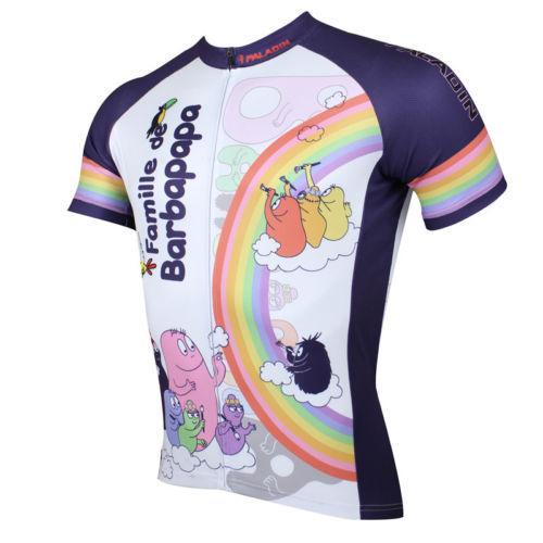 rainbow shirt cycling