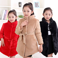 2016 new girls brand winter coat for kids 4 13 year baby girl warm jacket coat