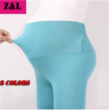 ON SALE~Summer maternity clothing High elasticity GOOD QUALITY seventh pants for pregnant women Natural Modal maternity pants