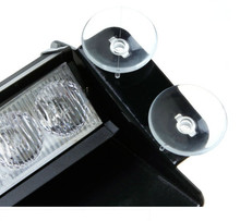 8W 8 LED car Emergency Vehicle Warning Strobe Flash Light Red Blue Yellow White mixed colors