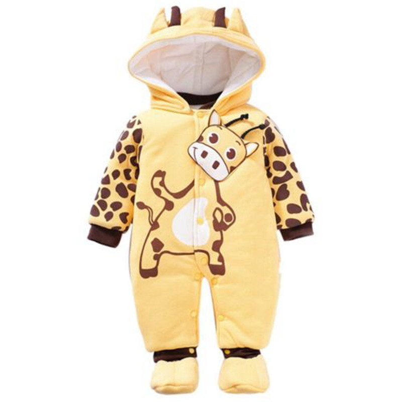 HOT Newborn Girl Boy Toddler Infant Hoodie Jumpsuit Bodysuit Baby Romper Clothes Newborn Baby Boys Clothes Baby Rompers