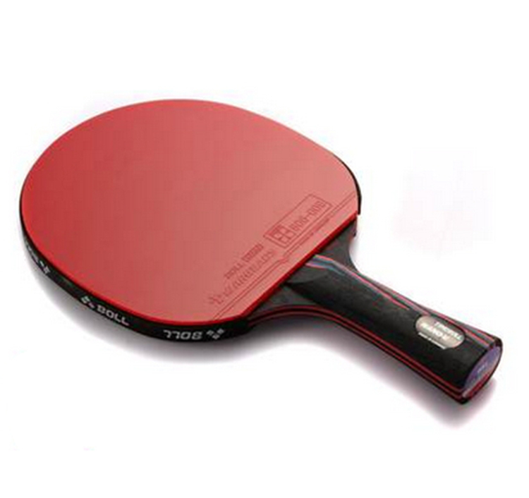 Top quality racket for table tennis long handle pingpong rackets carbon hybrid wood paddle holder horizontal grip rubber bats