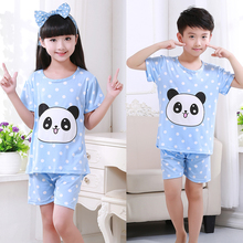 pijamas kids 2016 new cartoon pajama sets baby boys girls pyjamas clothing sets children cotton garment cheap