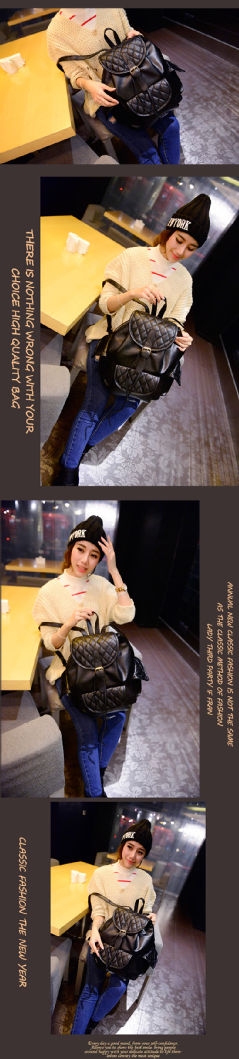 W02073 High Quality Korea Preppy Style Plaid 2014 New Fashion
