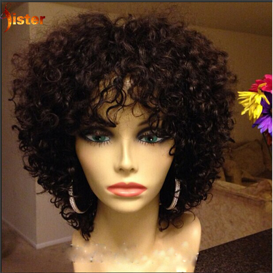Buy Human Hair Afro Wig For Black Hair 21
