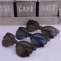 2016 New Free shipping Fashion Vintage Sunglasses Retro Cat Eye Semi Rim Round Sunglasses for Men