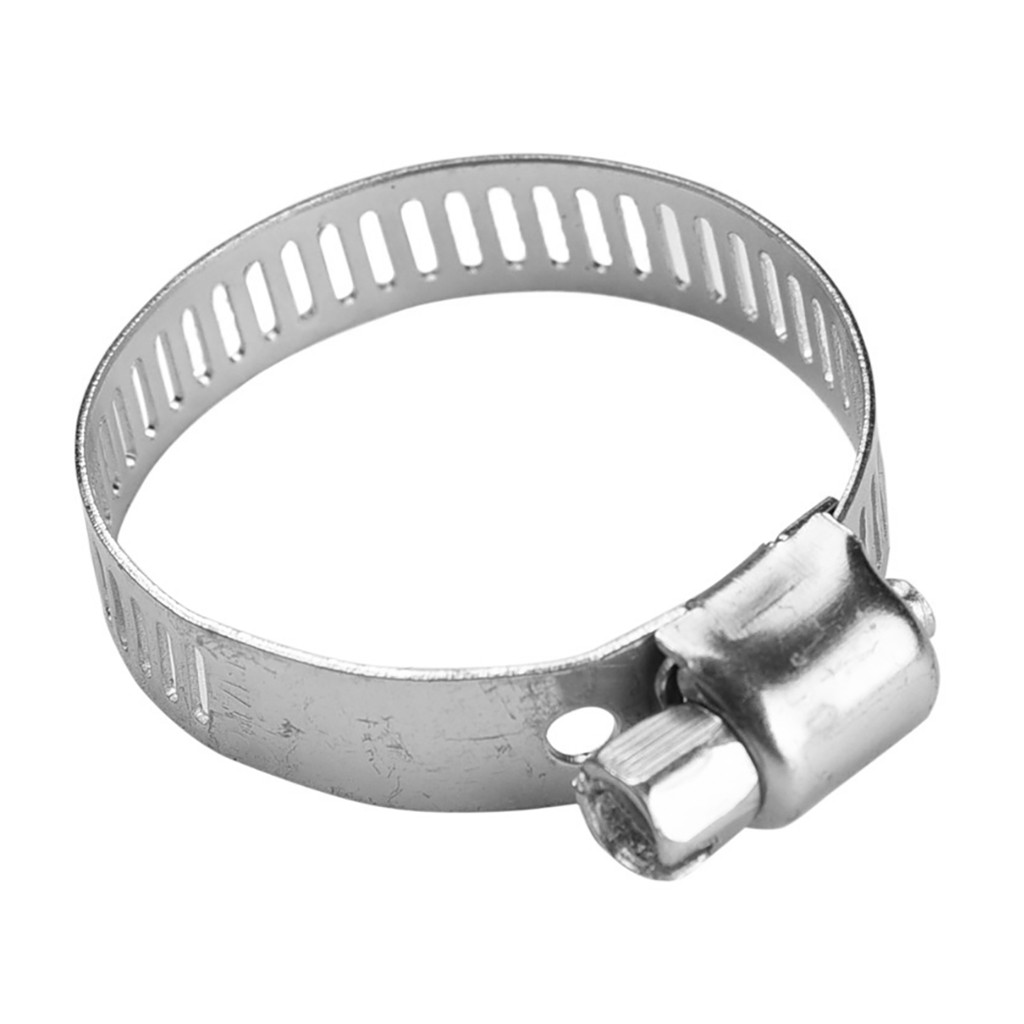40x Double Wire Hose Clamp Pipe Clip Screw Bolt Tight Fitting Color Zinc Plating