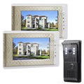 DIYSECUR 700TVLine CCD HD Video Door Phone Doorbell 7 inch TFT LCD Video Intercom Door Camera
