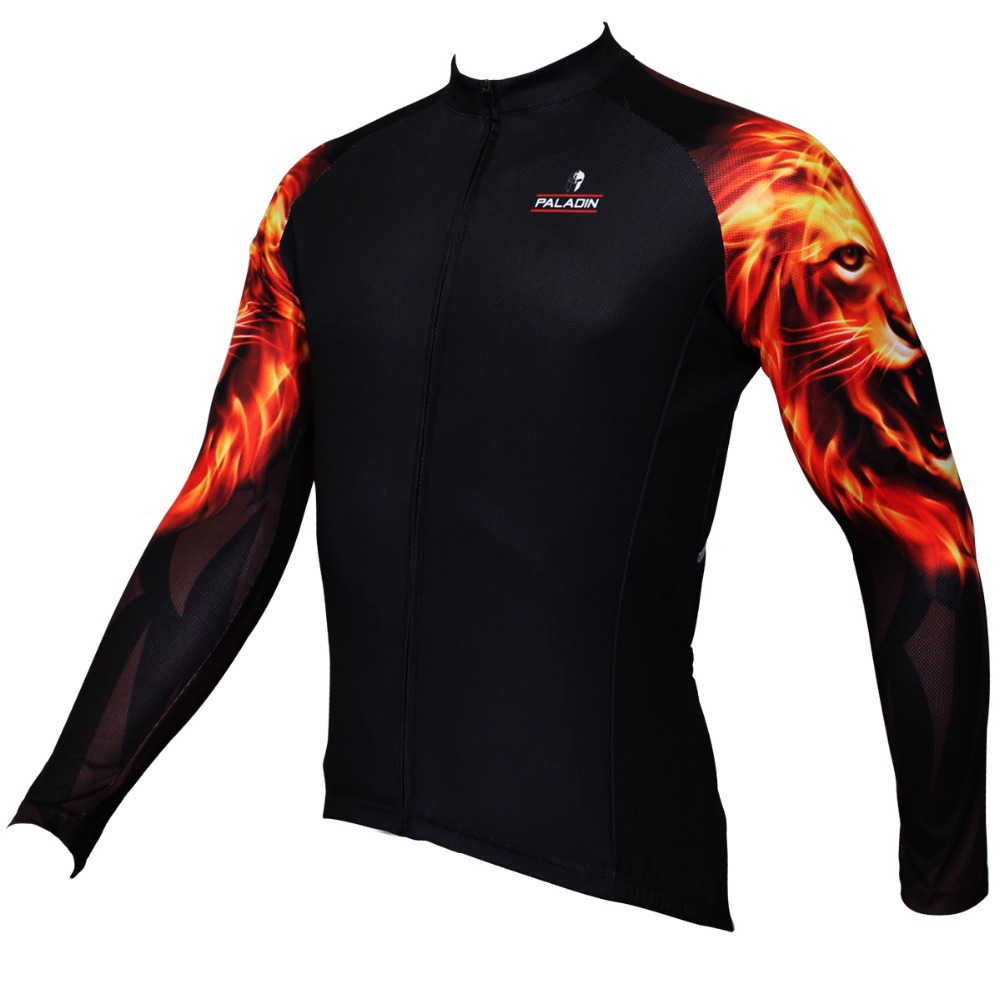 Design Jersey Long Sleeve | 2015 paladin men s long sleeve gold lions design cycling Design Jersey Long Sleeve | 2015 paladin men s long sleeve gold lions design cycling
