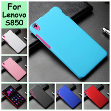 Ultra thin Oil-coated rubberized plastic case For Lenovo s850 s850t phone hood Frosted Colorful protective shell cover