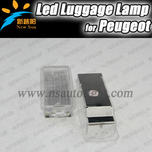 FREE SHIPPING 2PCS LED luggage lamps for P eugeot 1007, 206(T1), 206 plus, 207(A7), 306 NEW led car tail light 7000k white