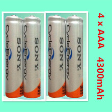 Brand New high quality NI MH – AAA HR03 AAA Rechargeable Batteries For ‘with a 1.2 V 4300 mah Rechargeable remote control’